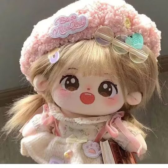 【冬日碎花套装】【娃衣】女20厘米棉花娃娃衣服洛丽塔礼服明星玩偶娃衣原创设计不含娃娃-棉花屋