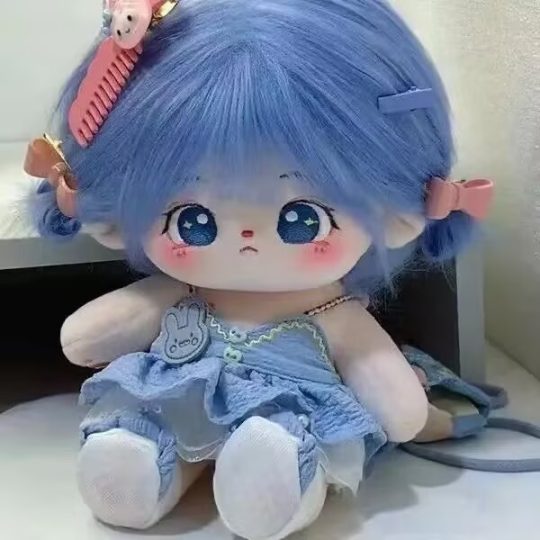 【蓝精灵套装】【娃衣】女20厘米棉花娃娃衣服洛丽塔礼服明星玩偶娃衣原创设计不含娃娃-棉花屋