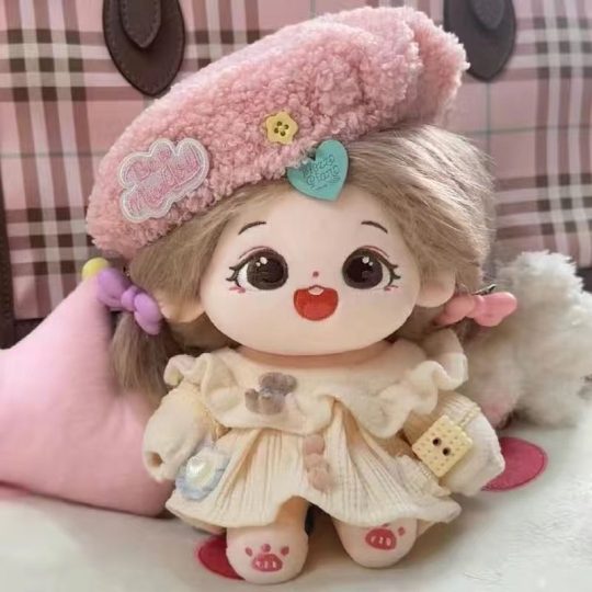 【馋嘴小熊套装】【娃衣】女20厘米棉花娃娃衣服洛丽塔礼服明星玩偶娃衣原创设计不含娃娃-棉花屋