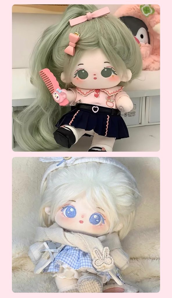 图片[8]-【米偶】【奶盐猪猪礼盒装】20cm棉花娃娃+额外送随机2裙+2衣架+眼镜+内裤+袜子+梳子+护理液+皮筋+4发夹+贴纸-棉花屋