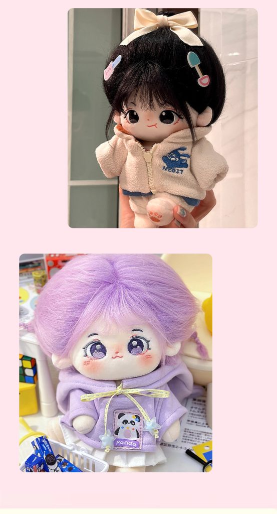 图片[9]-【米偶】【奶盐猪猪礼盒装】20cm棉花娃娃+额外送随机2裙+2衣架+眼镜+内裤+袜子+梳子+护理液+皮筋+4发夹+贴纸-棉花屋